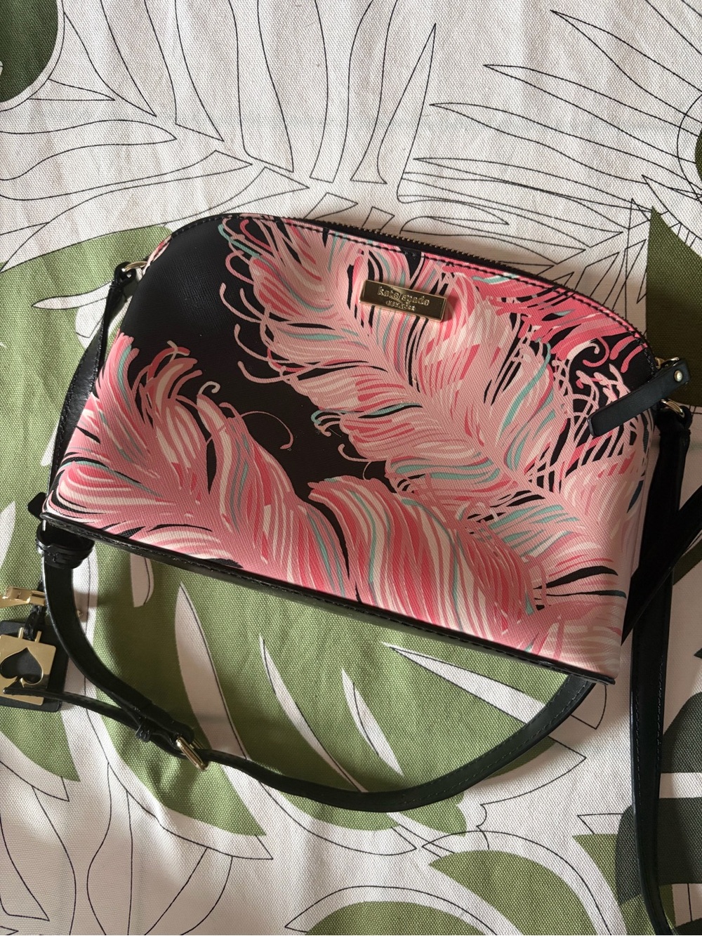 Kate Spade Hanna Brightwater Feather Crossbody